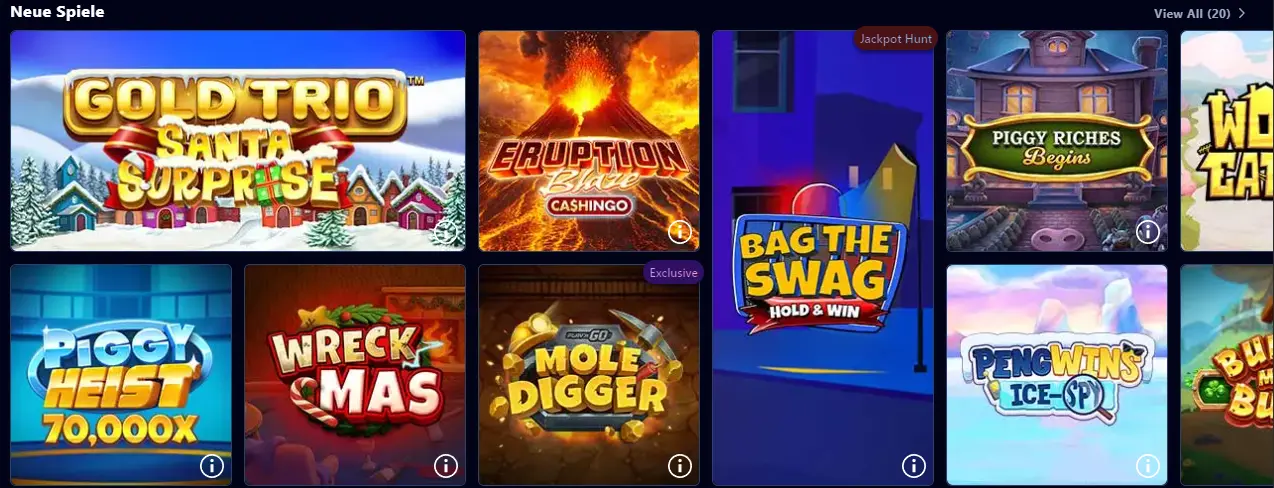 Beliebte Slots und Jackpot-Spiele